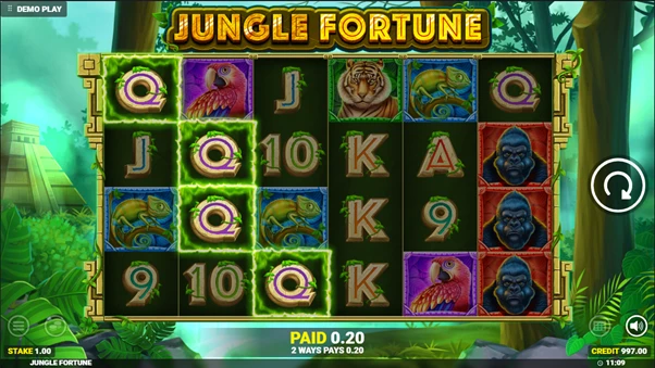 jungle fortune winning combination