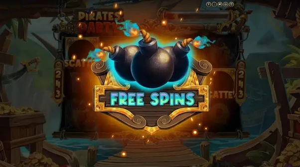 pirates party free spins unlocked