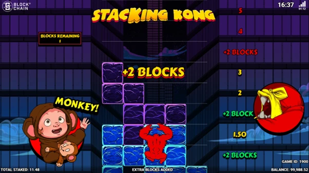stacking kong climbing