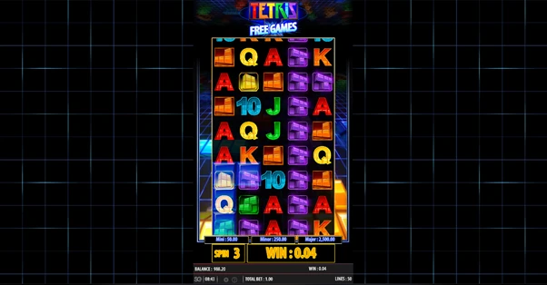 tetris super jackpots free spins bonus