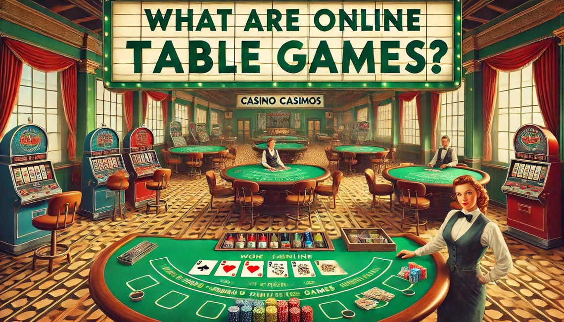 What are online casino table game?