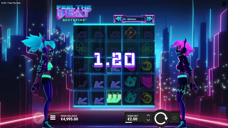 Feel the Beat (Hacksaw Gaming) 1