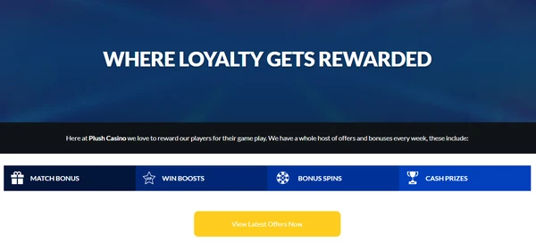 Plush Casino Loyalty Scheme