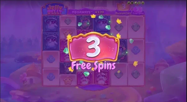 jelly belly megaways free spins unlocked