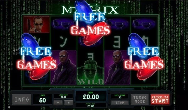 the matrix free spins unlocked