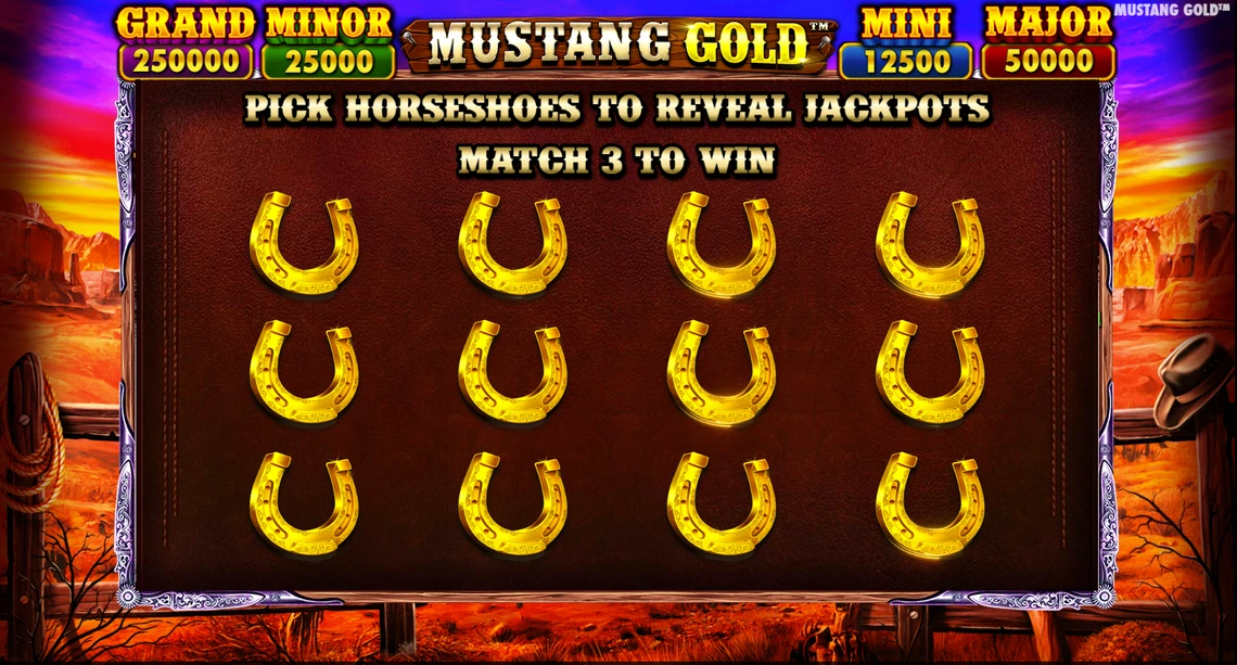 mustang gold jackpot reveal game