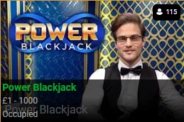 Power Blackjack Live