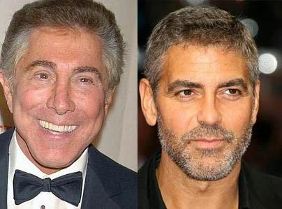 Steve Wynn and George Clooney