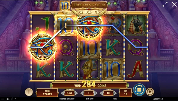 amulet of dead free spins