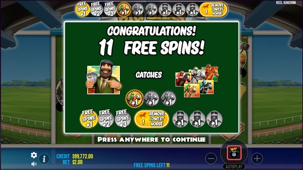 big bass day at the races free spins unlocked