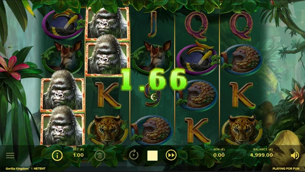 gorilla kingdom winning combination
