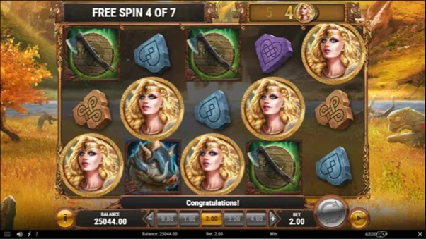 the faces of freya free spins bonus