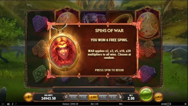 the faces of freya free spins unlocked