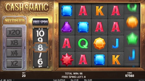 cash o matic free spins