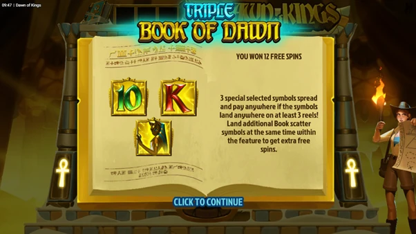 dawn of kings triple book of dawn bonus unlocked