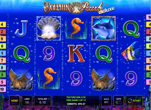 dolphin's pearl deluxe free spins bonus