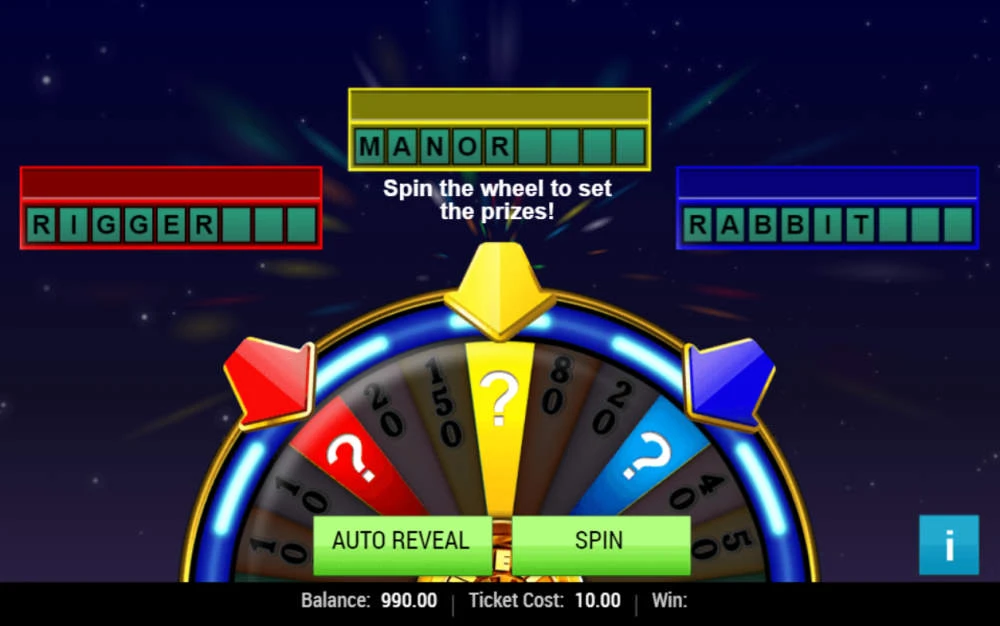 Arcade Gambling : Wheel of Fortune: Winning Words by IGT