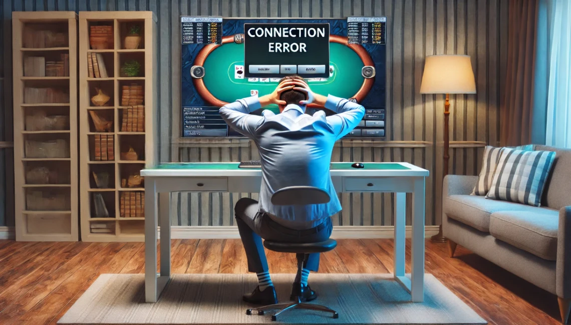 Live casino connection error