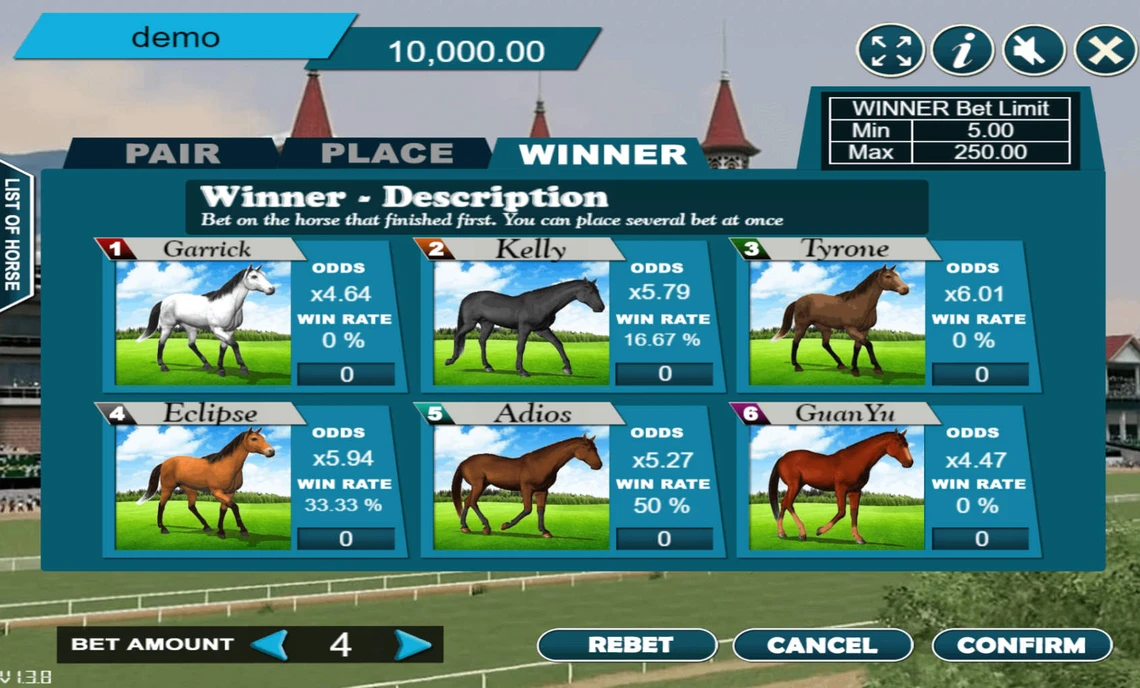 Virtual Sport : Horse Racing by Vela Gaming