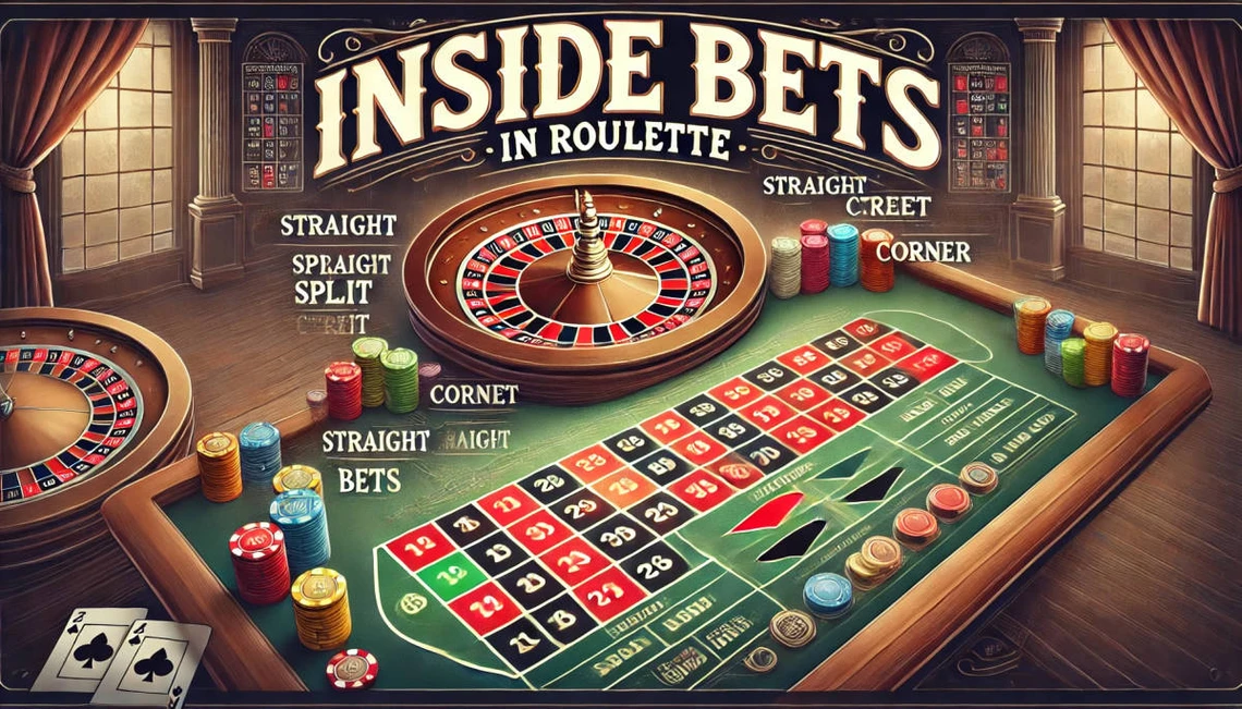 Inside bets in roulette