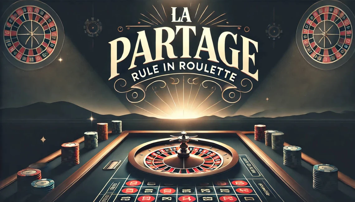 La partage rule in roulette