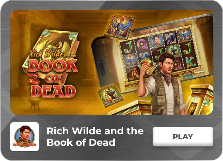 Rich Wilde and the Book of Dead - Game Teaser Card 1