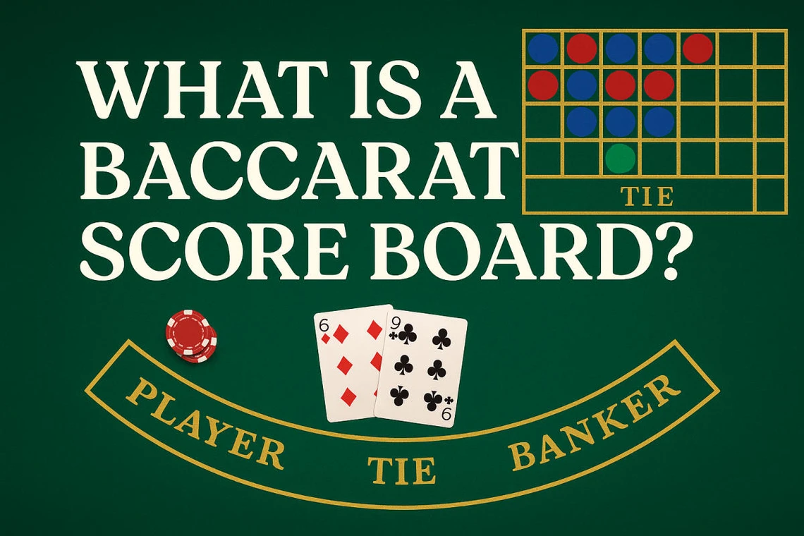 Baccarat score board