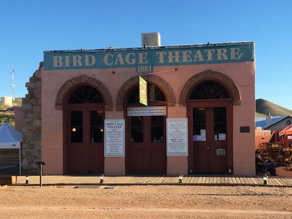 Bird Cage Theatre building in Tombstone, Arizona