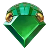 Pirots 5 - Low Symbol Green Gem