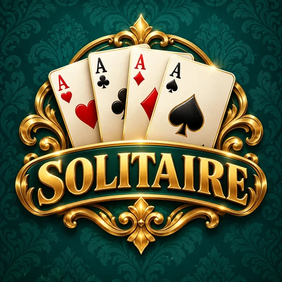 Solitaire card emblem tile